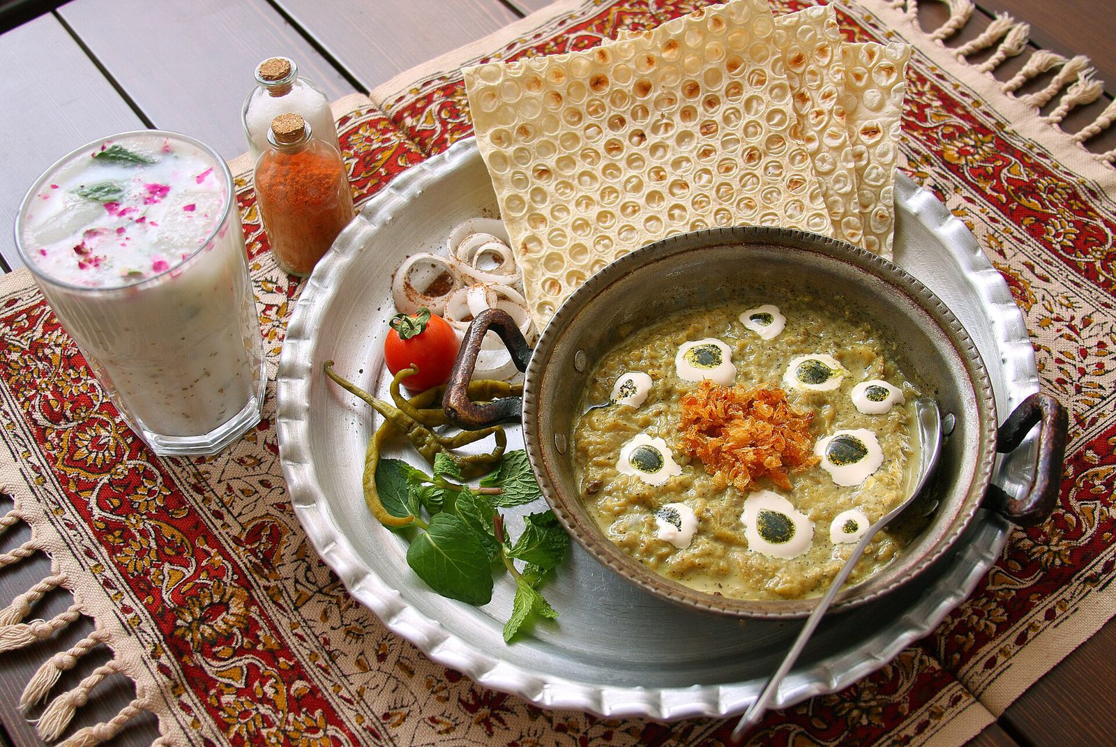 Kashk-e bademjan, la purée d&rsquo;aubergines au kashk