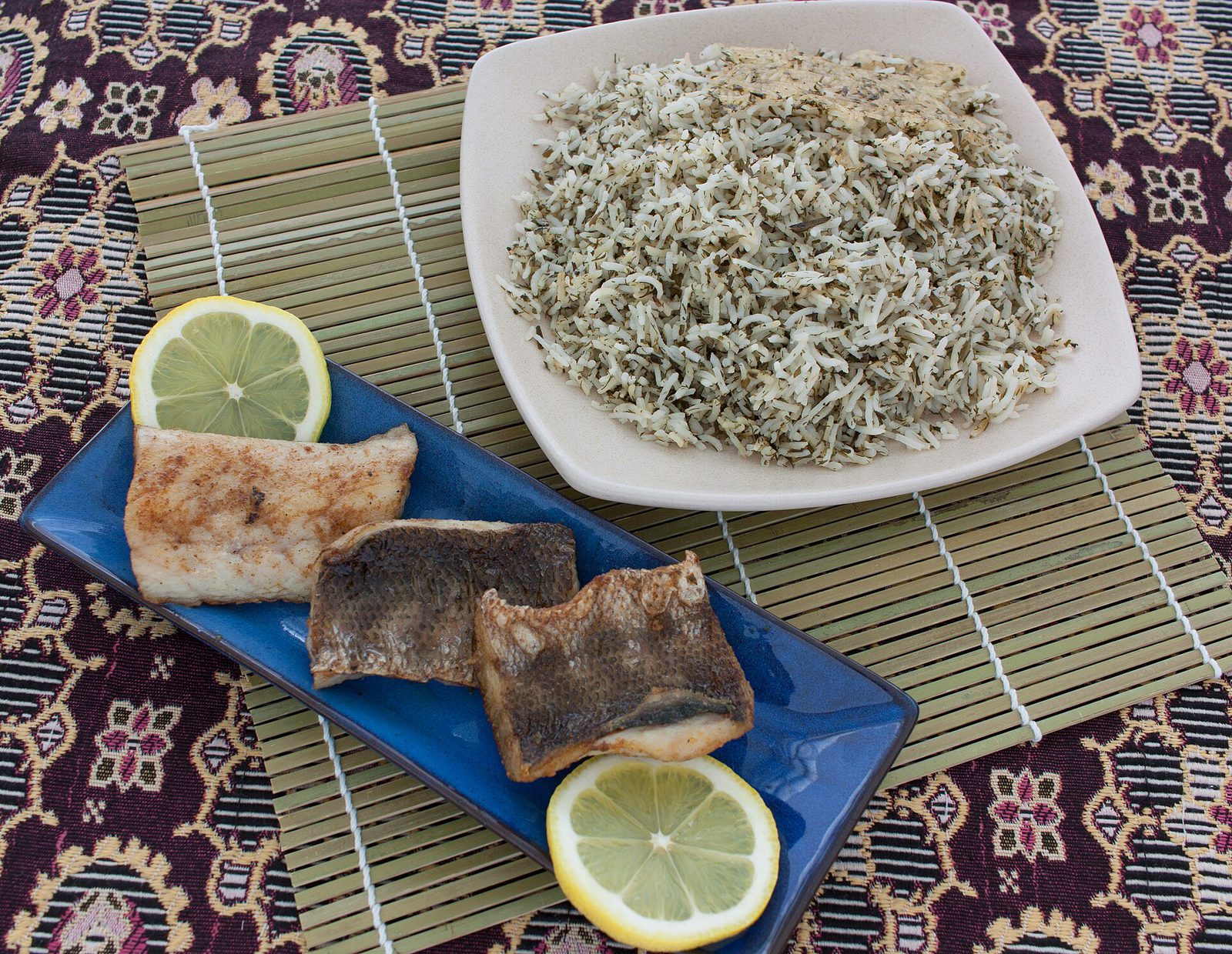 Sabzi polo, le riz aux herbes